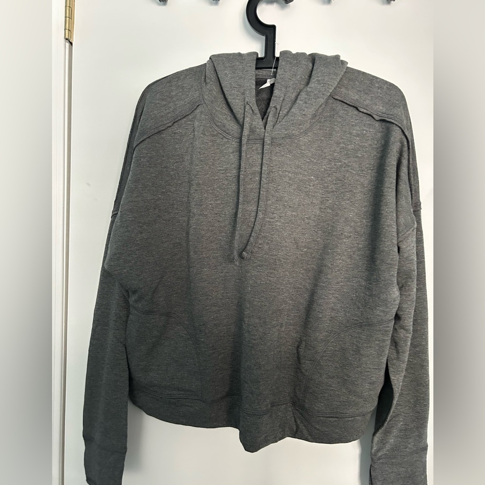 Balance Collection Gray Hoodie Sweatshirt